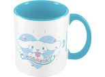 Sanrio - Tazza Da Caffè, Cuore PM11494 (Taglia Unica) (Bianco/Blu)