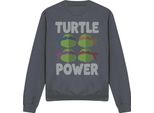 Teenage Mutant Ninja Turtles - Felpa "Turtle Power"" Per Bambini/Ragazzi Unisex TV12910 (Xl) (Holzkohle)"