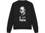 Il Padrino - Felpa "Il Padrino"" Per Uomo/Donna Unisex TV13086 (L) (Nero)"