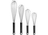 Frusta Ibili Con Manico Termosaldato, Acciaio Inox, 35 Cm, Argento/Nero
