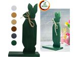 Floranica Decorazione Pasquale Coniglio In Legno Verde 30 Cm Decorazione Di Pasqua Ornamento Primaverile Diy