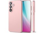 Nalia Phoenix Per Samsung Galaxy S25 - Custodia In Silicone Liquido - Rosa Cipria