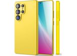 Nalia Phoenix Per Samsung Galaxy S25 Ultra - Custodia In Silicone Liquido - Giallo Neon