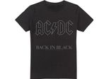 Ac/Dc - Maglietta "Back In Black"" Da Uomo TV13301 (S) (Nero)"