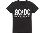 Ac/Dc - Maglietta "Back In Black"" Da Uomo TV13345 (4XL) (Nero)"