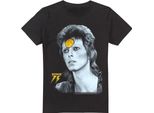 David Bowie - Maglietta "Golden Bowie"" Da Uomo TV13396 (4XL) (Nero)"