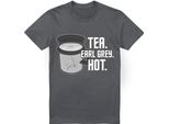 Star Trek - Maglietta "Earl Grey"" Da Uomo TV13780 (S) (Charcoal)"