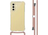 Imoshion Custodia Protettiva Samsung Galaxy A26 Con Banda Posteriore Con Catena Custodia Del Telefono Cellulare Per Samsung Galaxy A26 - Rosegold