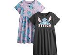 Lilo & Stitch - Set Di Vestiti Per Bambine (Confezione Da 2) NS8810 (158-164) (Viola/Nero)