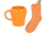 Something Different - Set Tazza/Calzino, Carota SD6900 (Taglia Unica) (Arancione)
