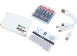Powersmart 4 Batterie Aa Ricaricabili Con Cavo Di Ricarica Usb Tipo C. 3.Batterie Aa Ricaricabili Usb Da 60V 850Mah