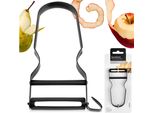 Pelapatate Da Cucina Pelapatate Per Frutta E Verdura Pelapatate Per Verdura Pelapatate Per Frutta In Acciaio Inox Nero 11,5 Cm
