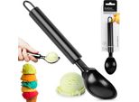 Paletta Per Gelato Cucchiaio Per Gelato Paletta Per Gelato In Acciaio Inox Nero 19 Cm