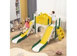 Unboxg Scivolo Autoportante Per Bambini 7 In 1 Struttura Per Arrampicata, Scivolo Per Bambini Scivolo Per Bambini Per Interni Ed Esterni Da 1 Anno, Telescopio, Portaoggetti, Arco Per Gattonare, Scivolo Da Giardino Scivolo Giocattolo