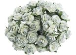 Rosen Aperto 25 Mm 25 Pezzi Scrapbooking Fiori Di Carta Di Gelso Fiori Bicolore 4