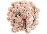 Rosen Aperto 20Mm 50 Pz. Fiori Di Carta Di Gelso Per Scrapbooking, Beige
