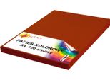 Carta Colorata A4 100G Rosso Scuro 100 Fogli