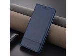 Custodia In Pelle Per Xiaomi Redmi Note 13 Pro 5G, Custodia Pieghevole A Portafoglio Con Chiusura Magnetica E Supporto Blu
