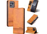 Custodia In Pelle Per Xiaomi 13, Custodia Pieghevole A Portafoglio Con Chiusura Magnetica E Supporto Giallo