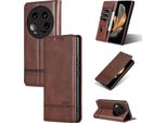 Custodia In Pelle Per Xiaomi 14 Ultra, Custodia Pieghevole A Portafoglio Con Chiusura Magnetica E Supporto Caffè