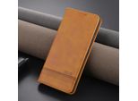 Custodia In Pelle Per Xiaomi Redmi Note 13 Pro 5G, Custodia Pieghevole A Portafoglio Con Chiusura Magnetica E Supporto Giallo