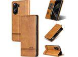 Custodia In Pelle Per Xiaomi Redmi Turbo 4 / Poco X7 Pro, Custodia Pieghevole A Portafoglio Con Chiusura Magnetica E Supporto Giallo