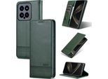 Custodia In Pelle Per Xiaomi 14, Custodia Pieghevole A Portafoglio Con Chiusura Magnetica E Supporto Verde