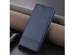 Custodia In Pelle Per Xiaomi Redmi Note 13 5G, Custodia Pieghevole A Portafoglio Con Chiusura Magnetica E Supporto Blu