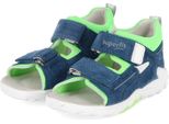 Superfit Ragazzi Sandali Mini-Scarpe Flow Blu Verde Scamosciato Tessile Dimensioni: 20