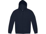 B&C - Felpa Con Cappuccio Per Uomo/Donna Unisex RW10503 (S) (Blu Navy)