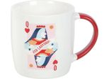 Something Different - Tazza Da Caffè "Her Ladyship"", Carte Da Gioco SD6873 (Taglia Unica) (Bianco/Rosso)"