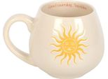 Something Different - Tazza Arrotondata "Good Morning"", Giallo SD6871 (Taglia Unica) (Bianco/Giallo)"