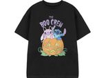 Lilo & Stitch - Maglietta "Boo Crew"" Per Bambina A Maniche Corte NS8836 (128) (Nero)"