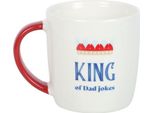 Something Different - Tazza Da Caffè "King Of Dad Jokes"" SD6962 (Taglia Unica) (Bianco/Rosso/Blu)"
