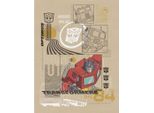 Transformers - Stampa Su Tela PM11705 (80 Cm X 60 Cm) (Beige/Rosso/Nero)