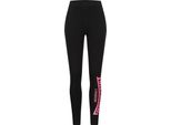 Leggings Donna Merridge Nero/Rosa M Lonsdale