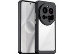 Custodia Per Xiaomi 15 Ultra Trasparente, Antiurto Tpu Silicone Custodia Protettiva Nero