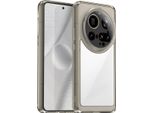 Custodia Per Xiaomi 15 Ultra Trasparente, Antiurto Tpu Silicone Custodia Protettiva Grigio Titanio