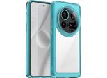 Custodia Per Xiaomi 15 Ultra Trasparente, Antiurto Tpu Silicone Custodia Protettiva Blu Cielo