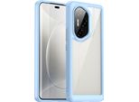 Custodia Per Honor 300 Ultra Trasparente, Protettiva In Silicone Tpu Antiurto Blu
