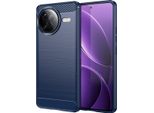 Custodia Per Xiaomi Redmi K80 Pro In Silicone Tpu Morbido, Fibra Di Carbonio, Custodia Protettiva Antiurto Blu