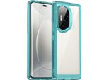 Custodia Per Honor 300 Ultra Trasparente, Protettiva In Silicone Tpu Antiurto Blu Cielo