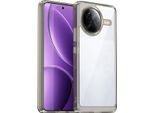 Custodia Per Xiaomi Redmi K80 Pro Trasparente, Antiurto Tpu Silicone Custodia Protettiva Grigio Titanio