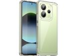Custodia Per Xiaomi Redmi Note 14 4G Trasparente, Antiurto Tpu Silicone Custodia Protettiva Trasparente