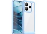 Custodia Per Xiaomi Redmi Note 14 5G Trasparente, Antiurto Tpu Silicone Custodia Protettiva Blu