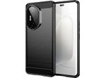 Custodia Per Honor 300 Pro In Silicone Tpu Morbido, Fibra Di Carbonio, Custodia Protettiva Antiurto Nera