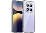 Custodia Per Xiaomi Redmi Note 14 Pro 4G Trasparente, Antiurto Tpu Silicone Custodia Protettiva Trasparente
