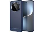 Custodia Per Honor Magic7 In Silicone Tpu Morbido, Fibra Di Carbonio, Custodia Protettiva Antiurto Blu