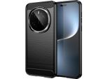 Custodia Per Honor Magic7 Pro In Silicone Tpu Morbido, Fibra Di Carbonio, Custodia Protettiva Antiurto Nera
