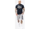 Set T-Shirt E Pantaloncini Da Uomo Regular Fit Mair Dark Navy/Marl Grey L Lonsdale